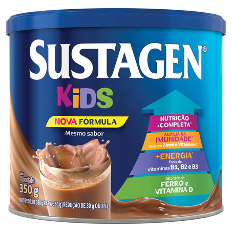 Sustagen Kids 380g - Chocolate - Lata