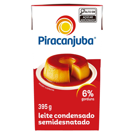 Leite Condensado Piracanjuba 395g - Semidesnatado - TP
