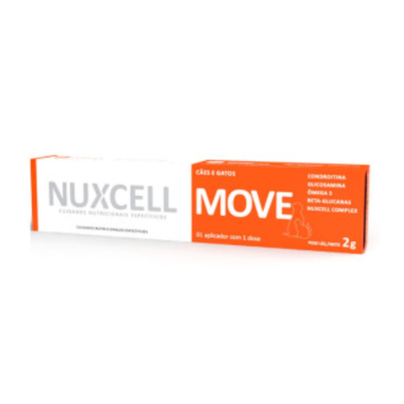 Suplemento Nuxcell Move Byosin para Cães e Gatos 2g