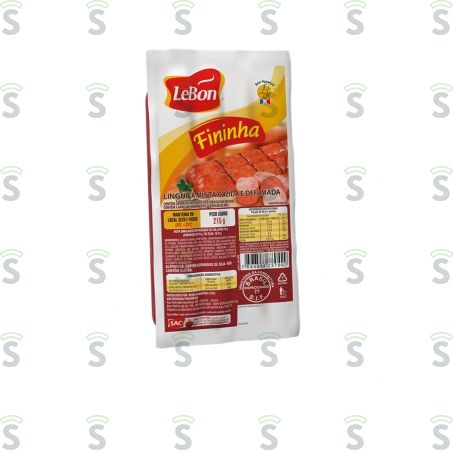  Linguica Lebon Fininha Def Mista - 215g