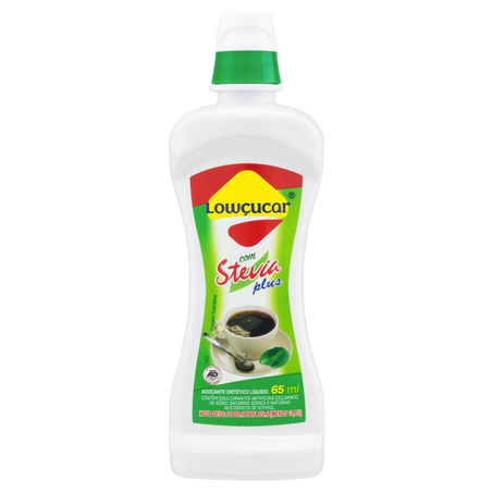 Adoçante Líquido Lowçucar Plus 65ml - Stevia