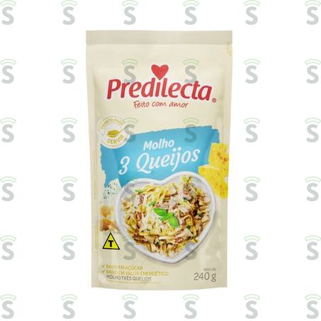  Predilecta-molho 3 Queijos 240g Sache