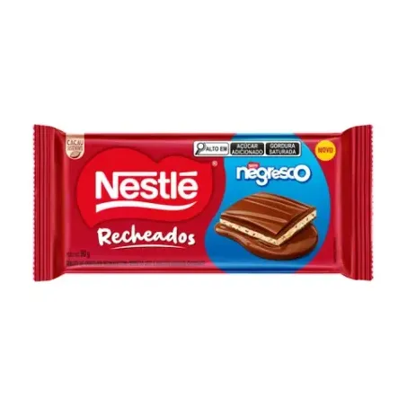 Chocolate barra nestle negresco recheado 90g