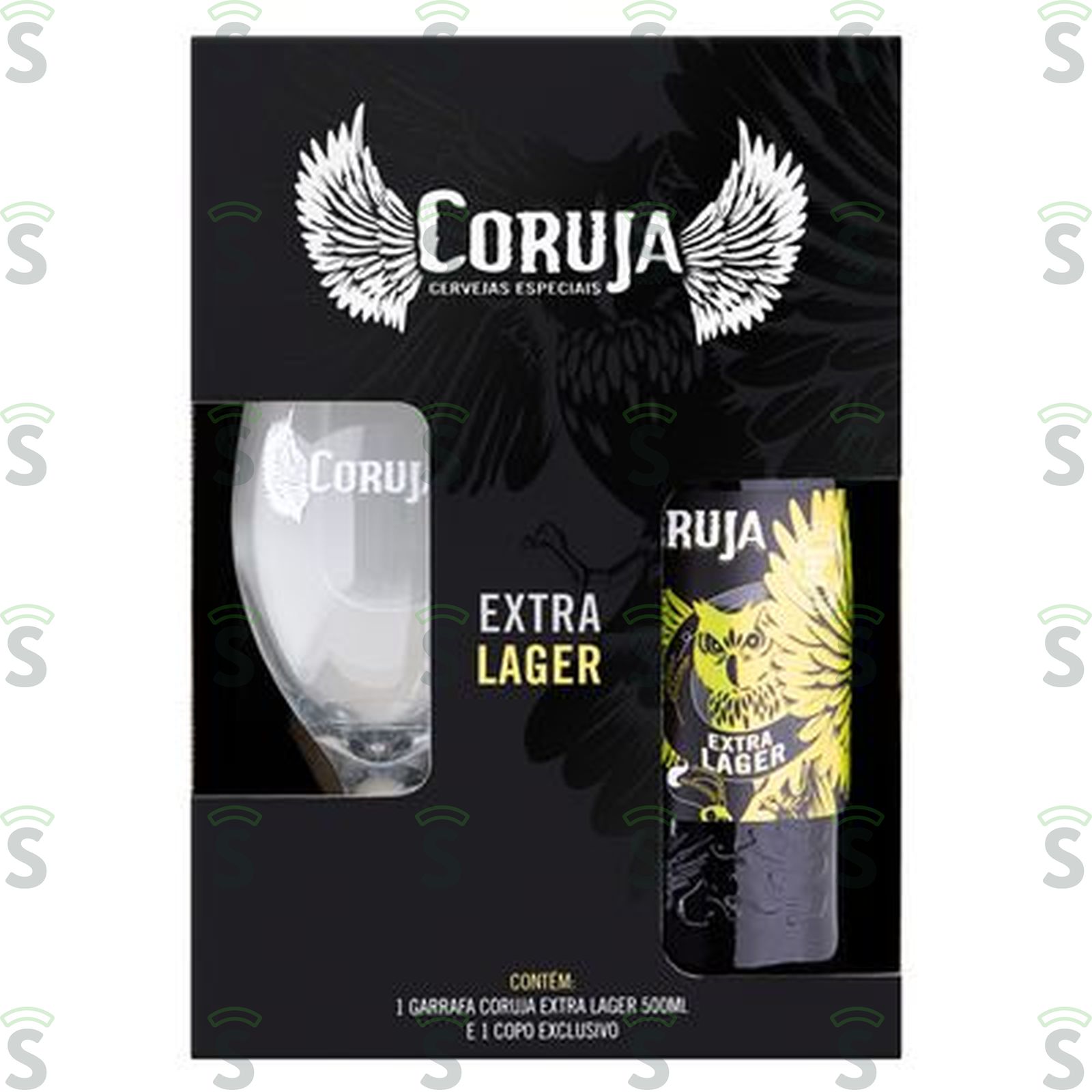 Kit Cerveja Coruja 1 Strix + 1 Taça 500ML