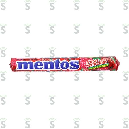  Bala Mentos Frutas Vermelhas Embalagem 38g
