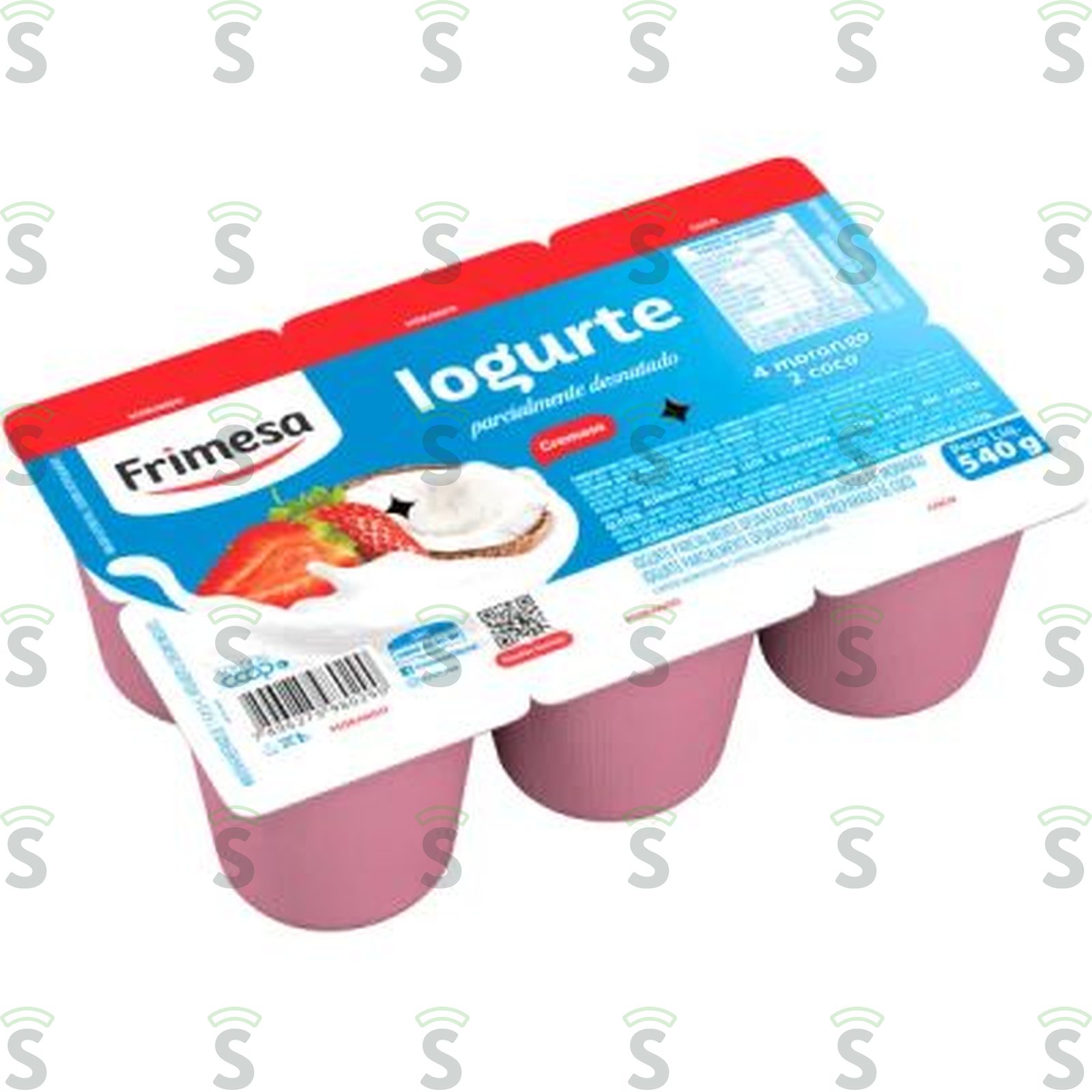 Iogurte Frimesa Morango Coco Bandeja 540G