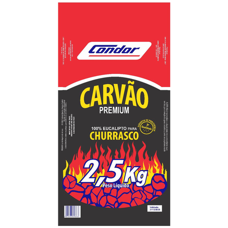 Carvão Condor 2,5kg - Vegetal