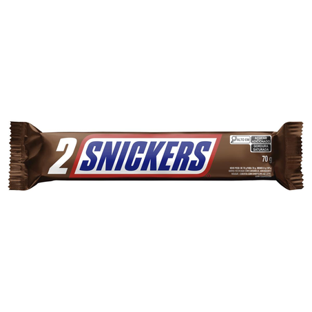 Chocolate Snickers 70g - Com 2 Unidades
