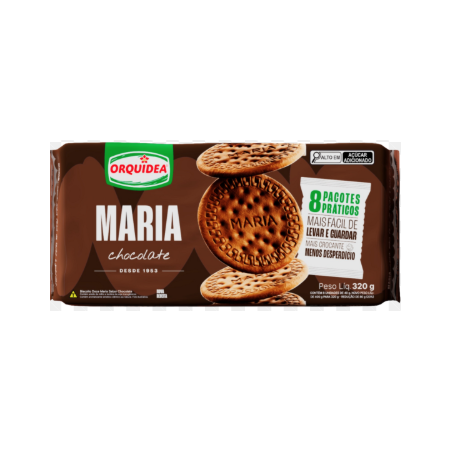 Biscoito Maria Orquídea Chocolate 320g
