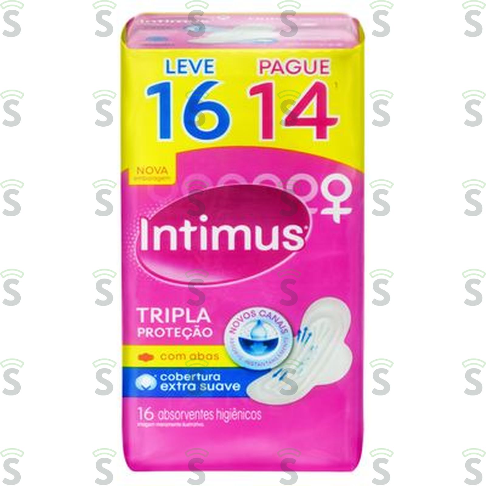 Intimus-abs.tripla protecao c/aba suave
