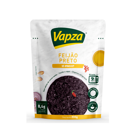 Feijão Preto Vapza 200g