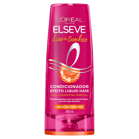 Condicionador Elseve  400ml - Liso Sonho