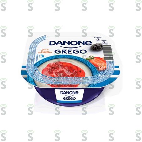  Danone Grego 90g Frutas Verm