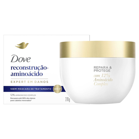 Creme de Tratamento Dove 270ml - Reconstrução - 10x1