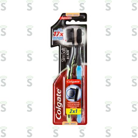 Colgate-escova Dental Slim Soft Blac 2x1