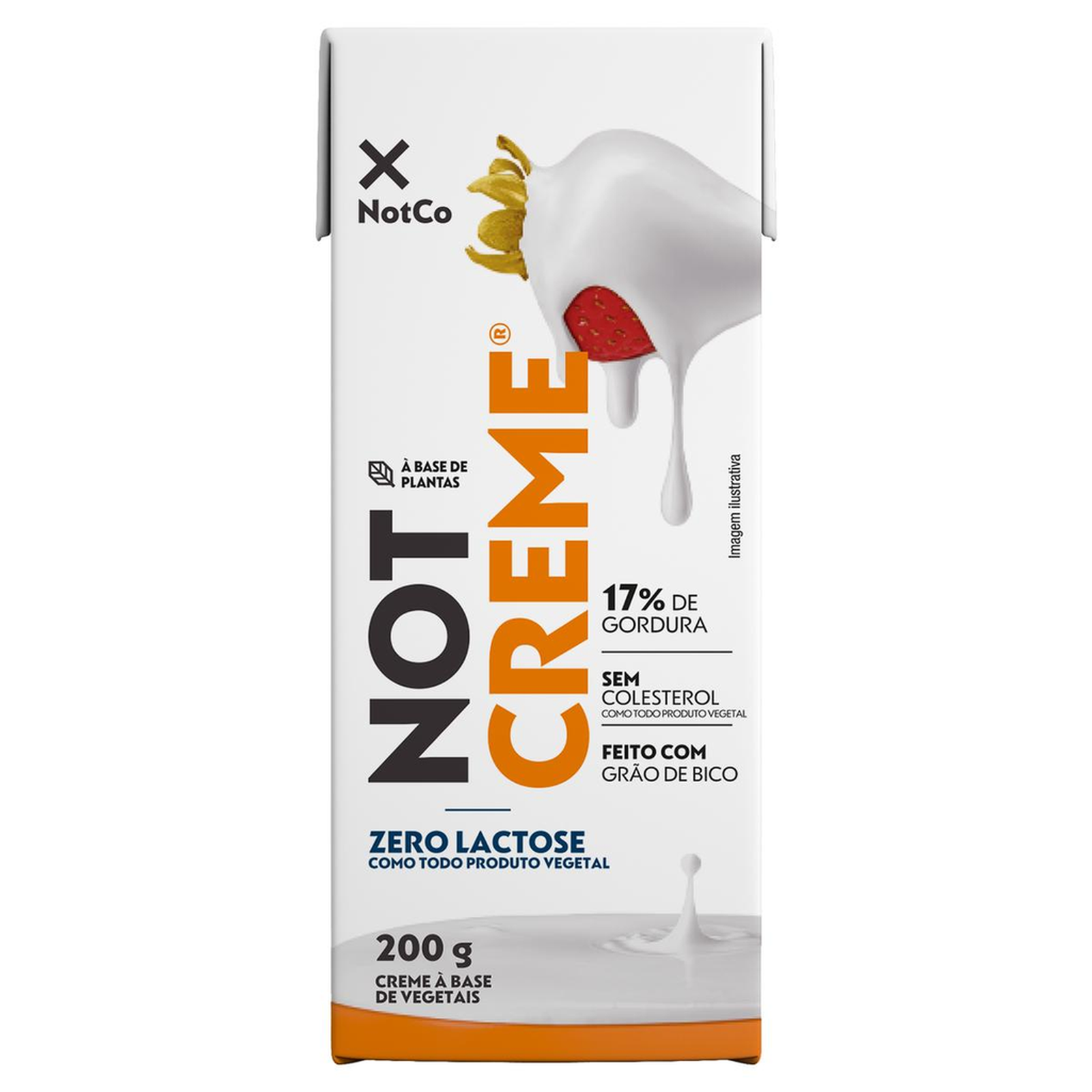 Creme de Leite Not Creme 200g - Zero Lactose - Vegano