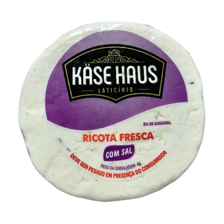 Ricota Fresca Kase Haus com Sal - aproximadamente 400g