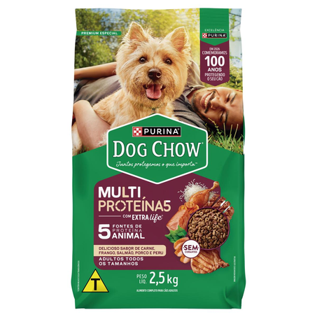 Ração Dog Show 2,5kg - Adulto - Multi Proteínas