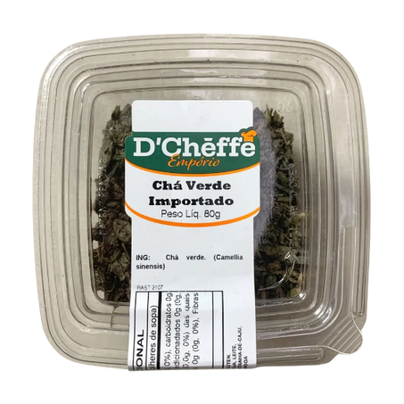 Chá verde importado d´cheffe 80g