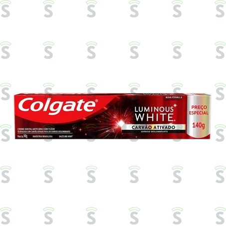  Colgate-creme Dental 140g Luminous White Carvao