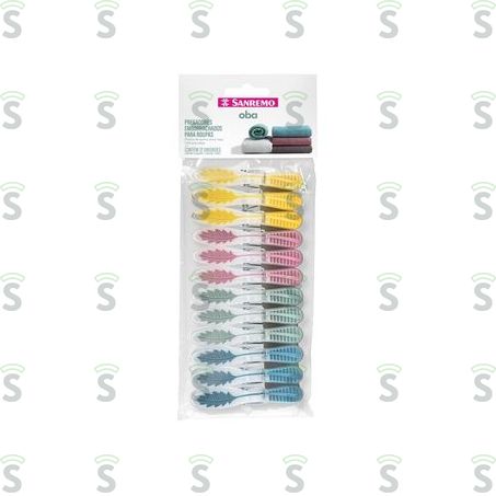  Pregadores Emborrachados Para Roupas Sanremo Casar Fit Pacote Ref Sr902 12un