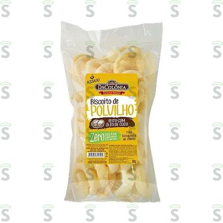  Biscoito de Polvilho Dacolônia Rosca de Vento Embalagem 80g