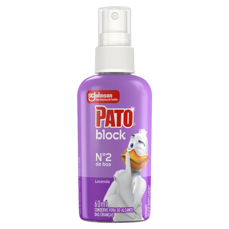 Desodorizador Sanitário Liquido Pato 60ml - Block - Lavanda