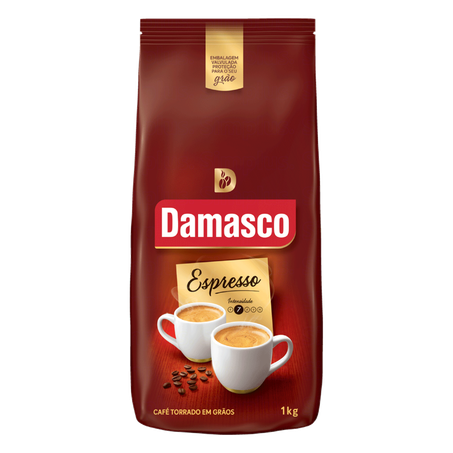 Café Damasco Torrado Em Grão Espresso 1kg 
 