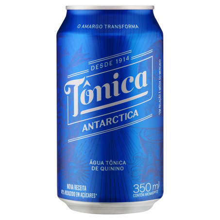 Água Tônica Antarctica 350ml - Tradicional - Lata