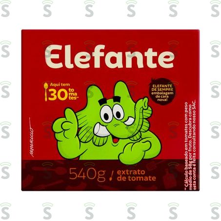  Extrato de Tomate Elefante Caixa 540g