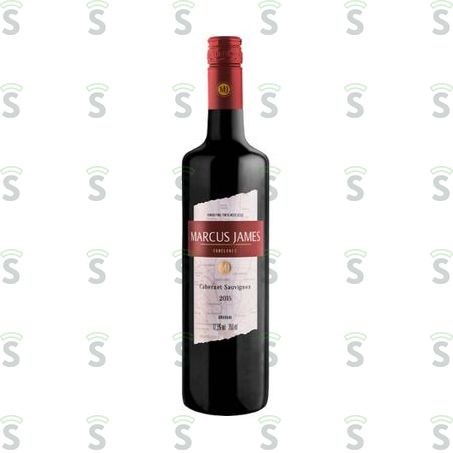  Vinho Brasileiro Tinto Meio Seco Marcus James Cabernet Sauvignon Serra Gaúcha Garrafa 750ml