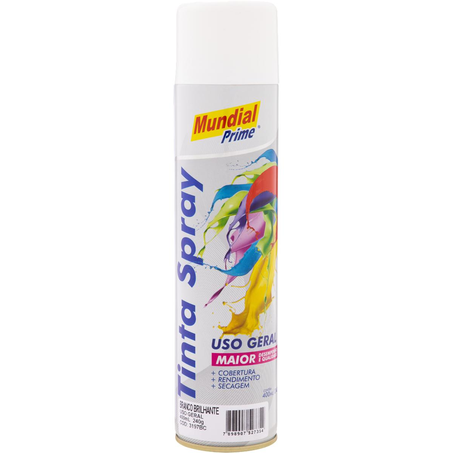 Tinta Mundial 400ml - Branco Brilhante