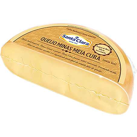 Queijo Minas Meia-cura Santa Clara Kg