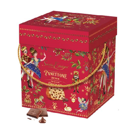 Panettone Sta Edwiges Gotas Chocolate  Caixa 750g