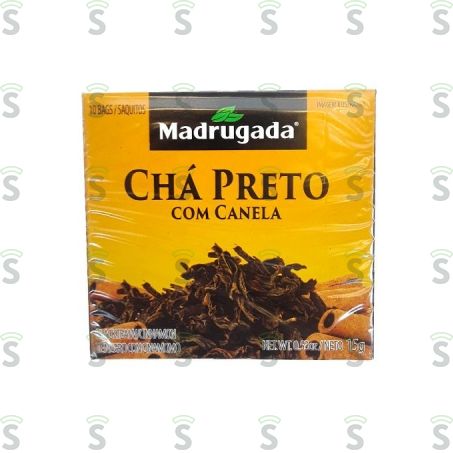  Cha Madrugada Preto C/canela Un 15g