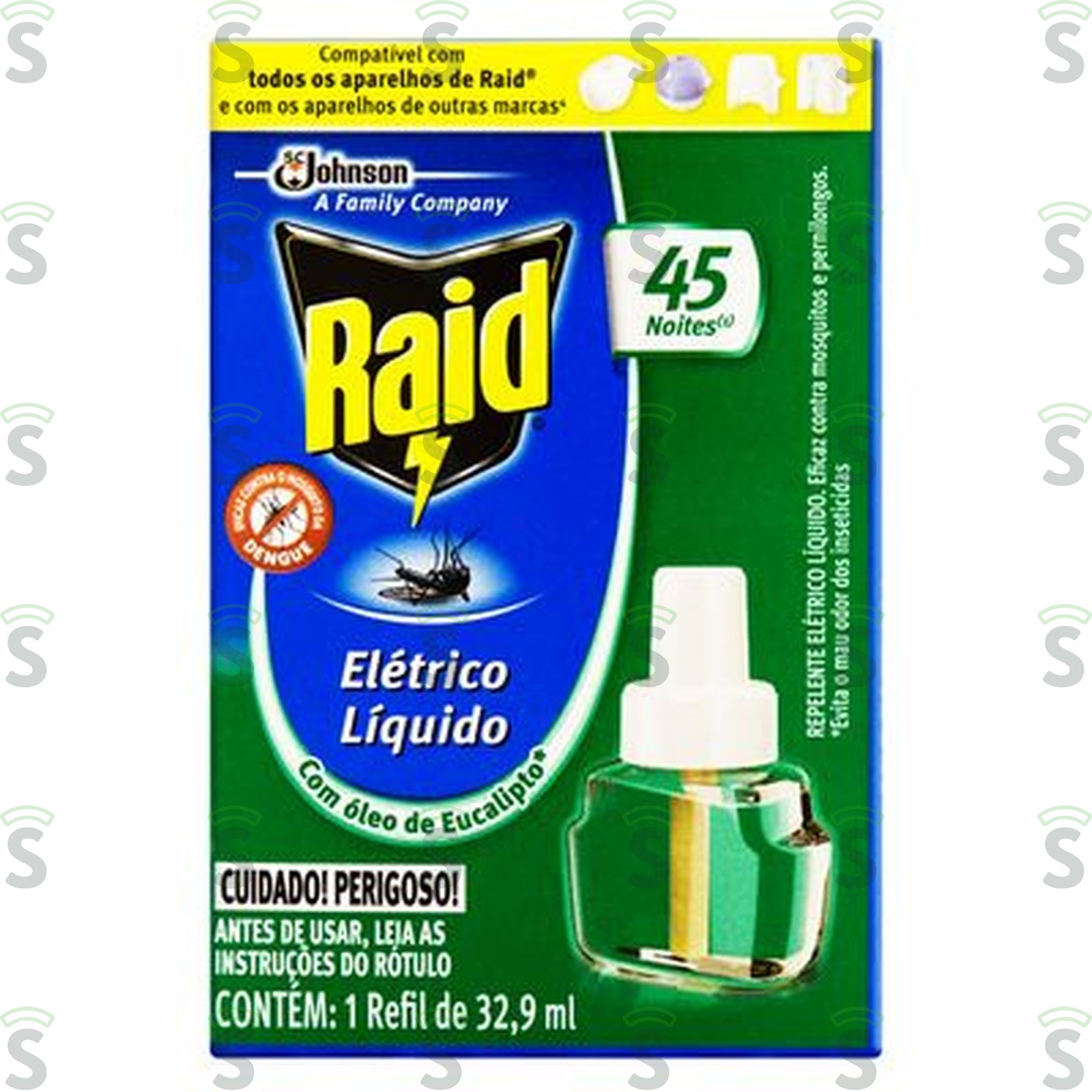 Raid-refil eletrico liq 32.9ml eucalipto