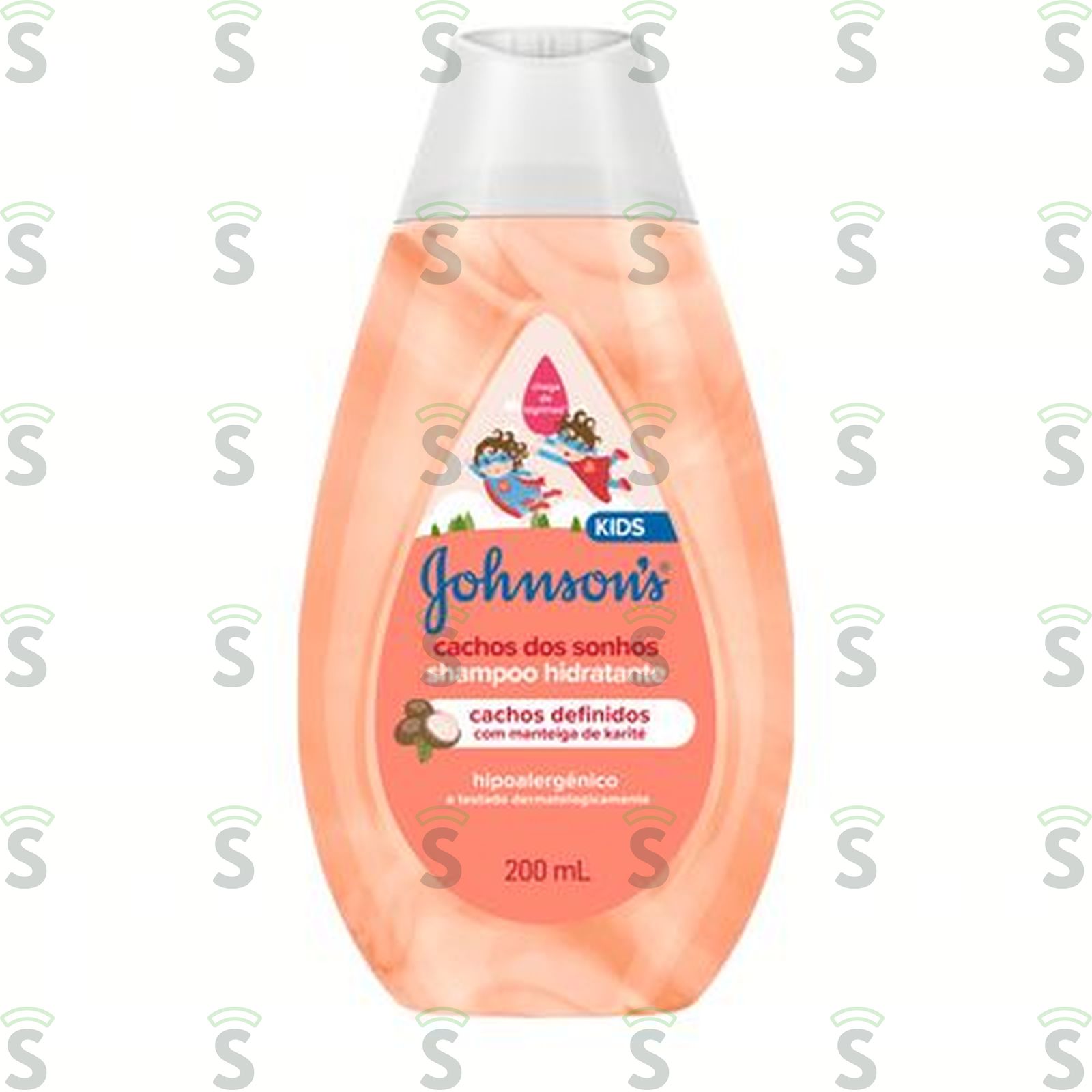 Shampoo Hidratante Johnson's Baby Cachos dos Sonhos  Frasco 200ml