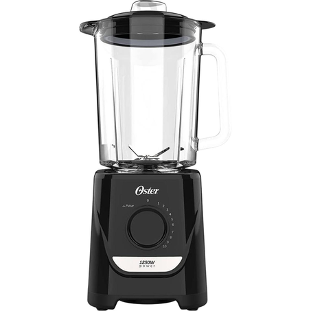 Liquidificador Oster  OLIQ520 Super Potente - Com 1250W - Jarra de Vidro - Com Capacidade Total 2,2 Litros