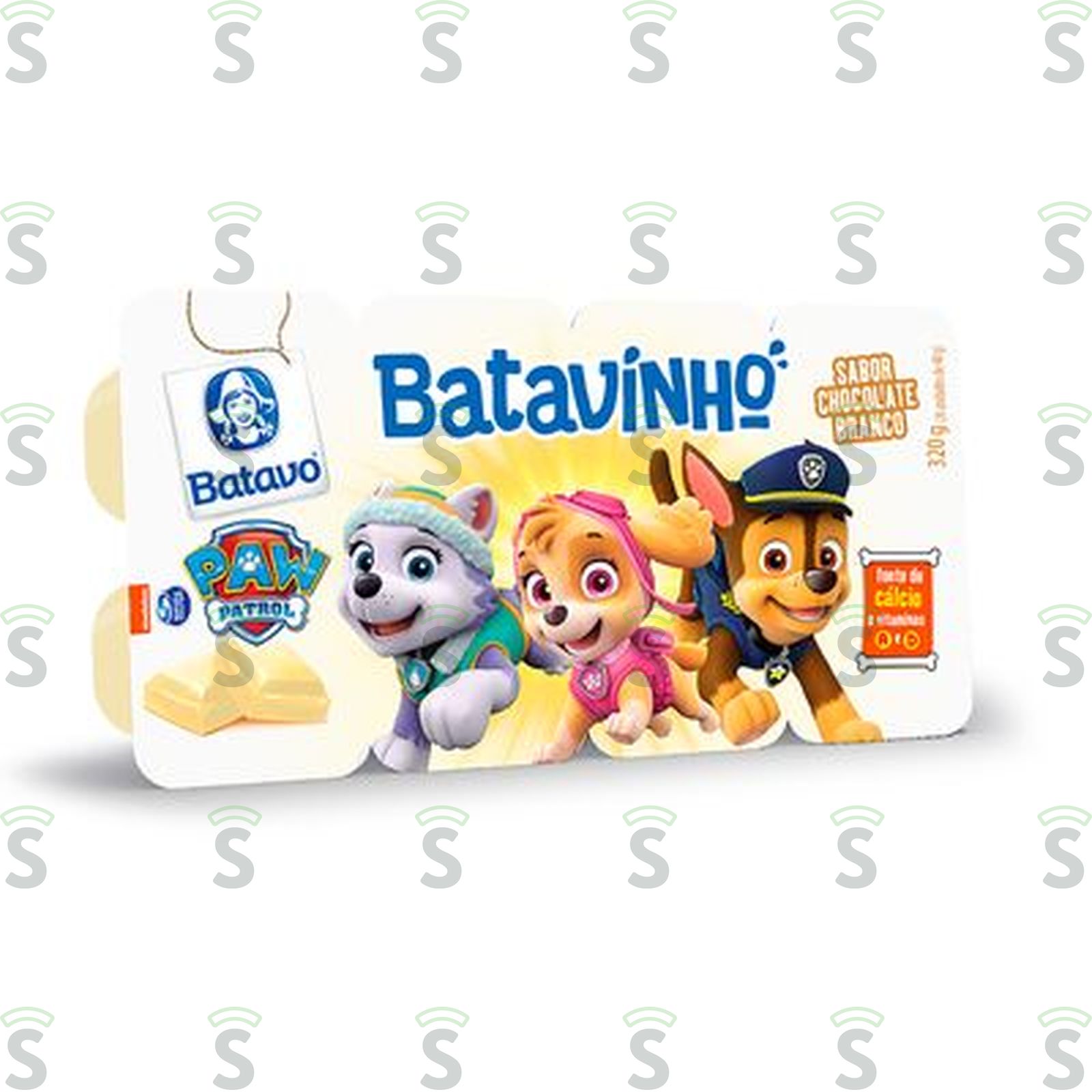 Petit Suisse Batavo Batavinho Chocolate Branco Bandeja 360G