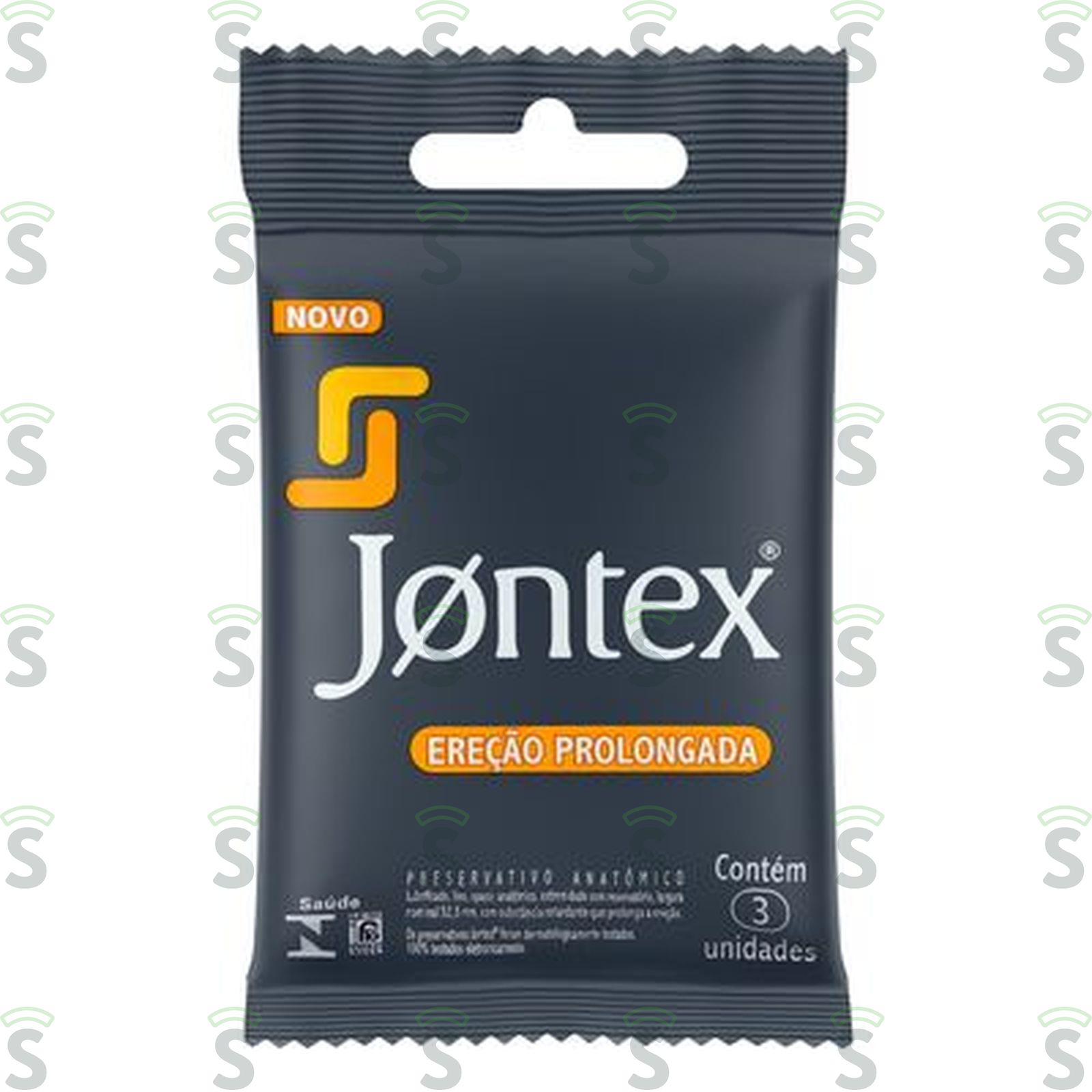 Preservativo Jontex Marathon Ereção Prolongada Embalagem 3UN