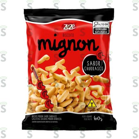  Zeze-biscoito Mignon 60g Churrasco