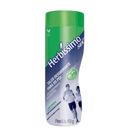 Talco Herbíssimo 100g - Canforado