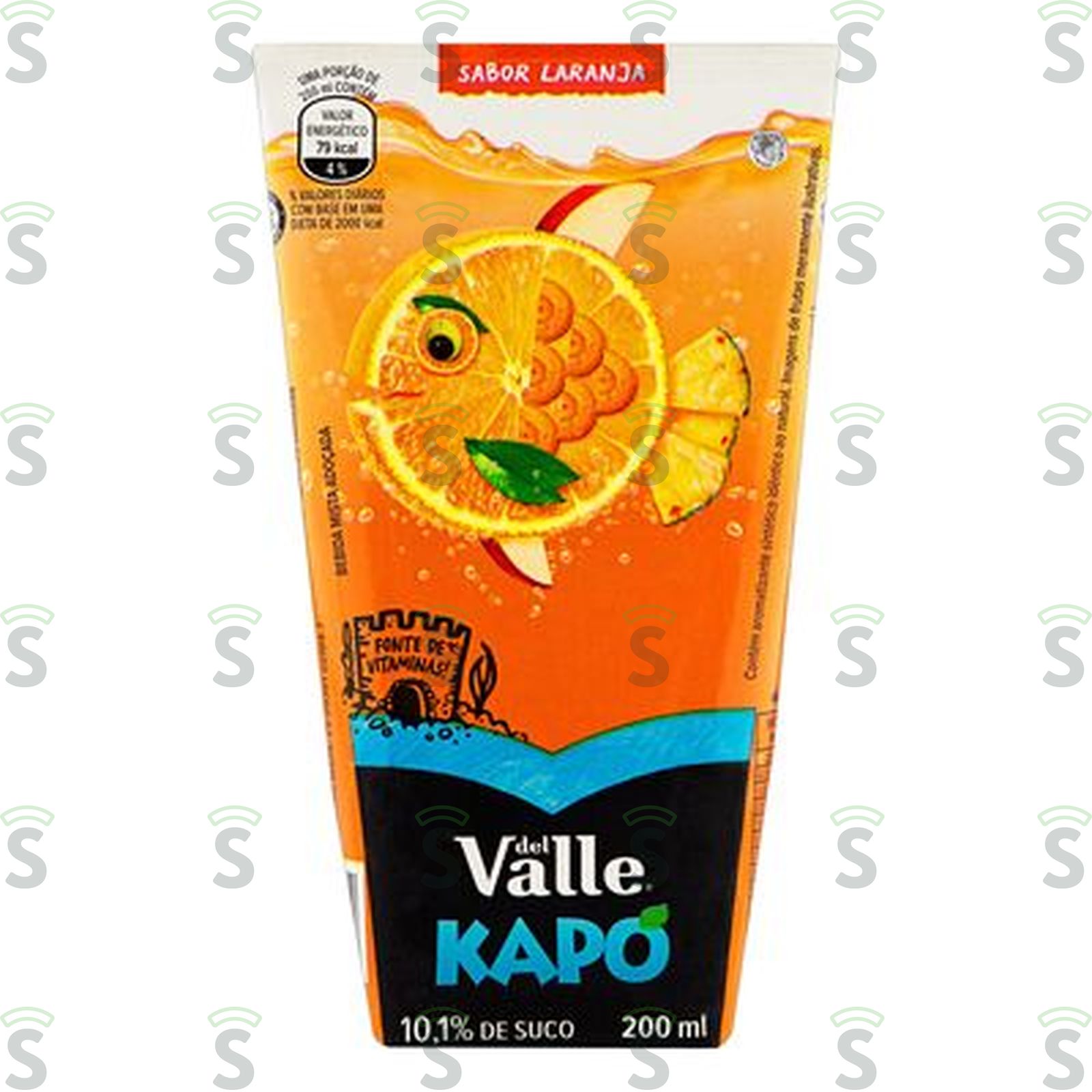 Del vale kapo-bebida 200ml laranja