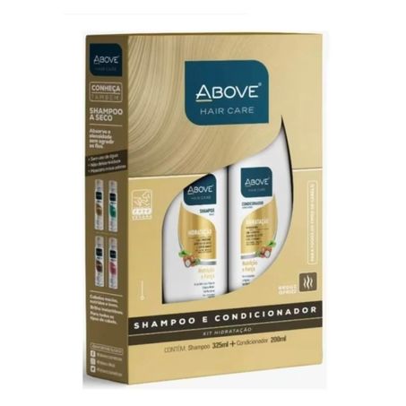KIT SHAMPOO + CONDICIONADOR ABOVE HIDRATAÇÃO 525ML