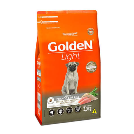 Ração Golden Light Para Cães Adultos Mini Bits 1kg