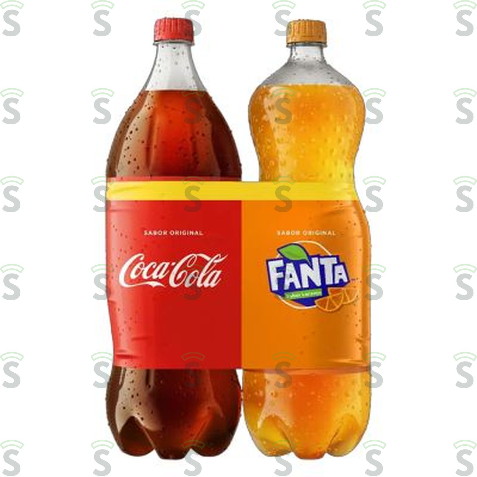 Refrig coca cola 2l + fanta lar 2l