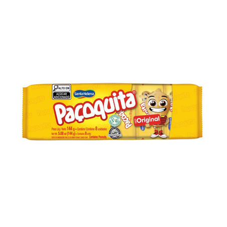 Doce Paçoca Santa Helena Paçoquita 144g 
 
