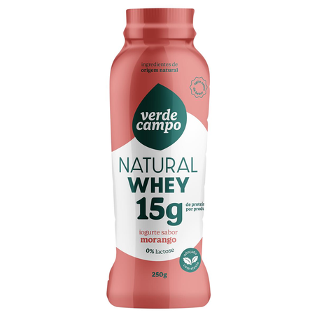 Iogurte Natural Whey Lacfree 250g - Zero Lactose - Morango