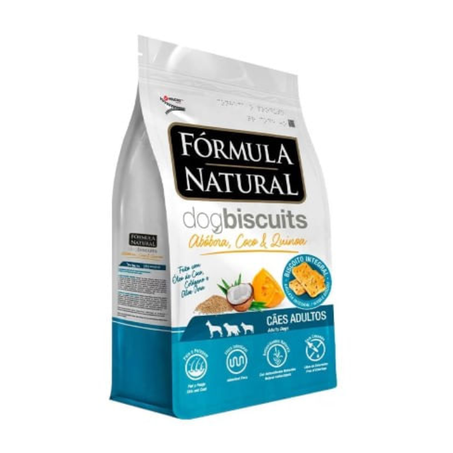 Biscoito Fórmula Natural Dog Biscuit Abóbora. Coco e Quinoa para Cães 250g