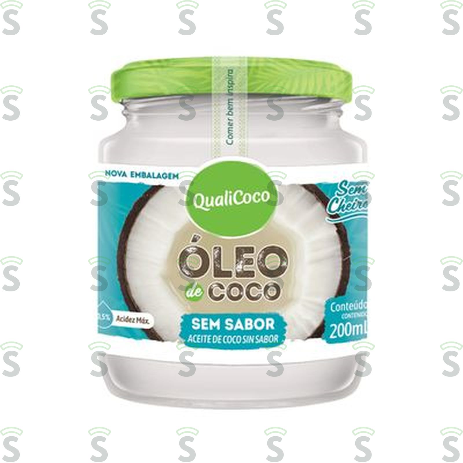 Qualicoco-oleo coco 200ml sem sabor